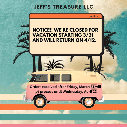 Note: Vacation closure in April