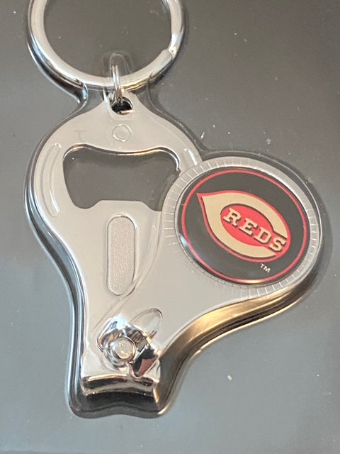 Cincinnati Reds MLB 2012 NOS 3-in-1 Metal Keychain