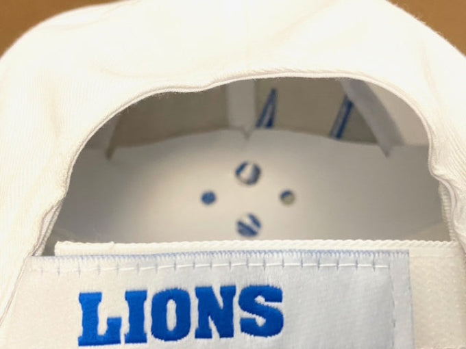 Detroit Lions NFL Embroidered "Jagged" 3-Tone Cotton NOS Logo Cap