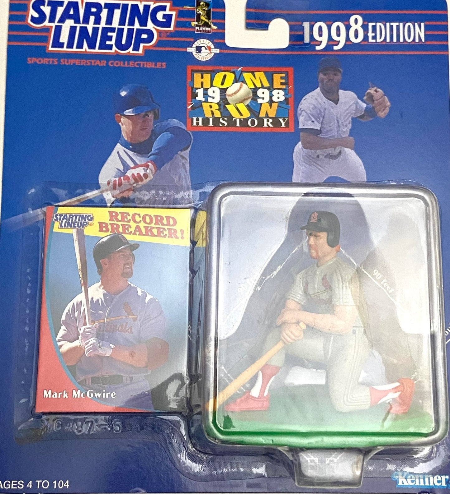 Mark McGwire 1998 St. Louis Cardinals MLB Starting Lineup NOS Figurine