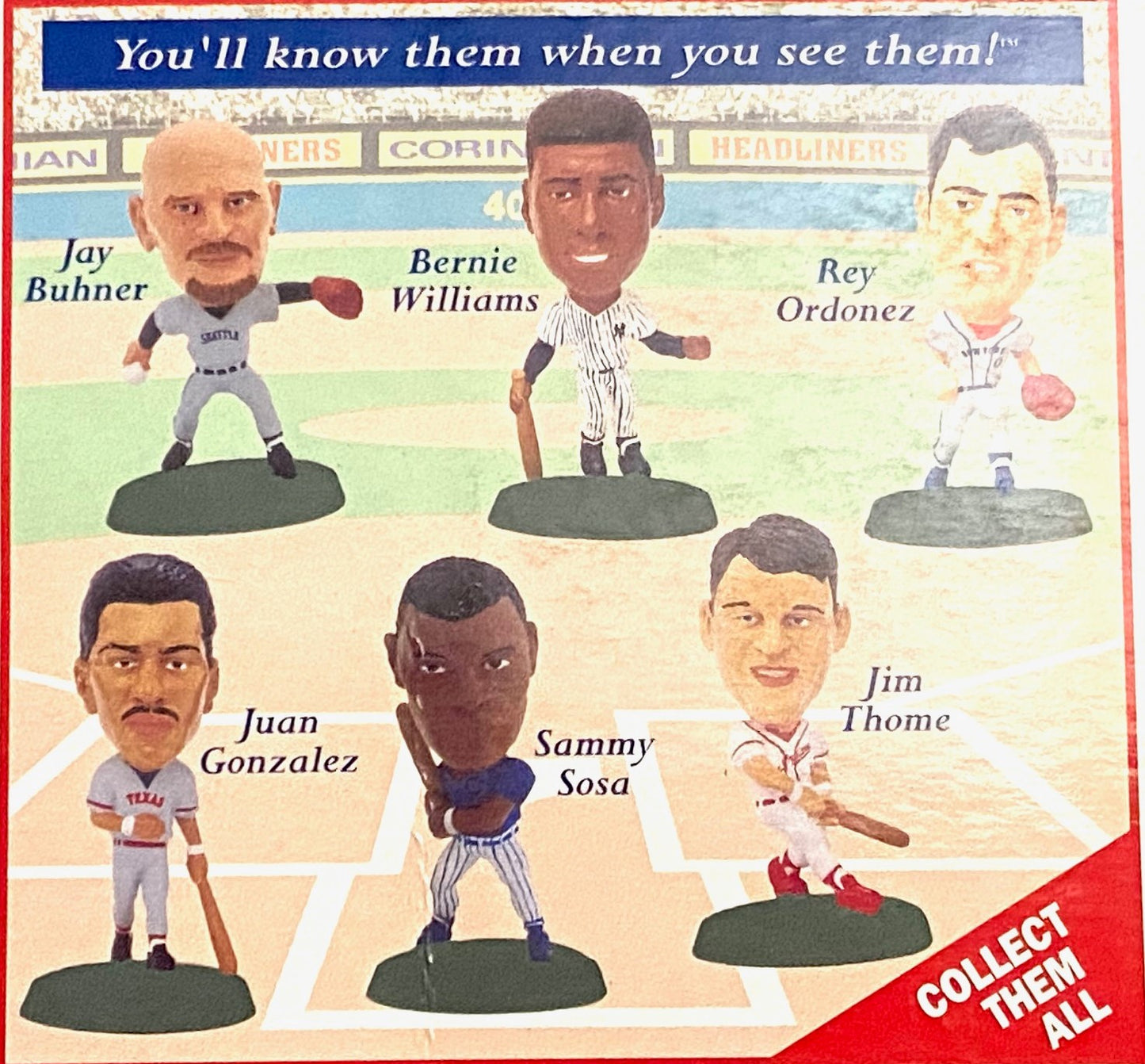 Eric Karros 1998 MLB Los Angeles Dodgers Headliner NOS Figurine