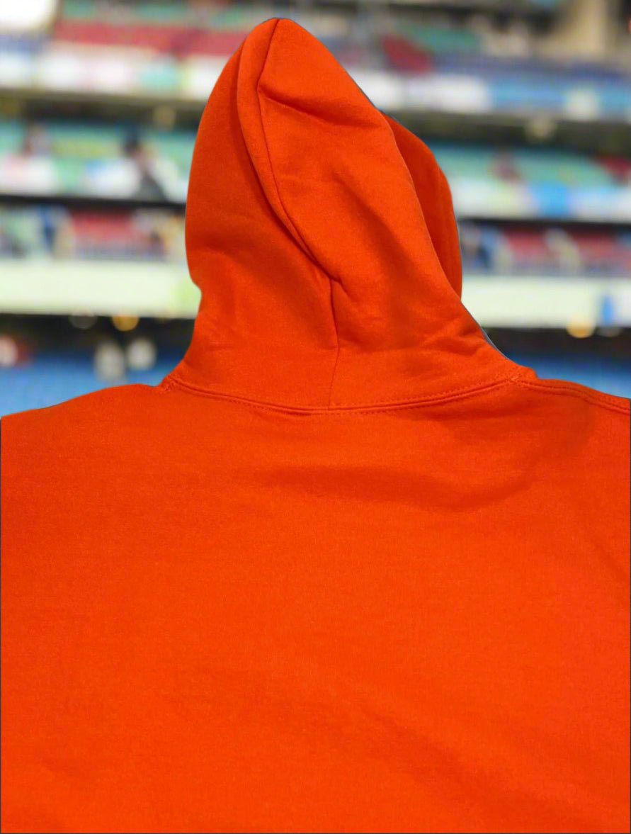 Cleveland Browns 1999 NFL Vintage Orange Hooded Logo NOS Sweatshirt