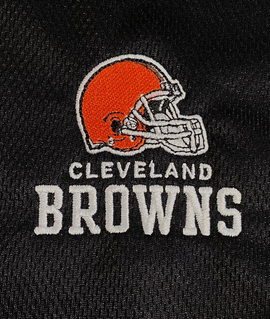 Cleveland Browns 2000 XL Embroidered Black Polyester NOS T-Shirt