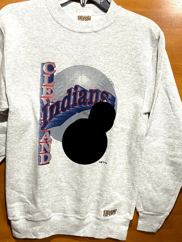 Cleveland Indians Vintage 1995 MLB Youth "Ball" NOS Sweatshirt w/Former Logo