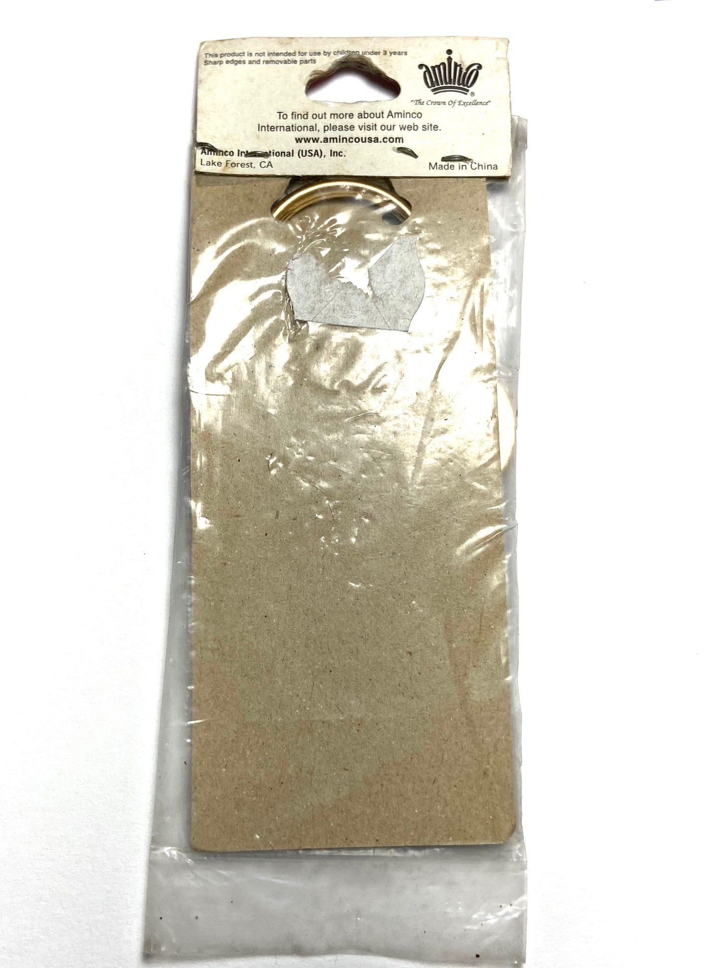 Cleveland Indians Vintage MLB 1997 Gold Baseball Keychain w/Former Logo