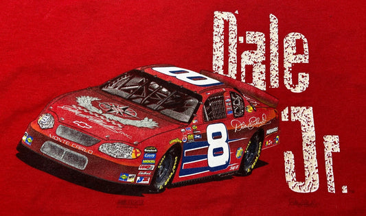 Dale Earnhardt, Jr. 2004 NASCAR Youth XL (18-20) Red NOS T-Shirt