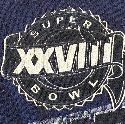 Dallas Cowboys NFL 1994 Super Bowl XXVIII (28) Adult M(?) Blue Used Sweatshirt