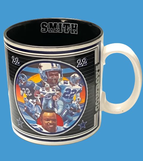 Emmitt Smith 1993 NFL Dallas Cowboys Used Coffee Mug