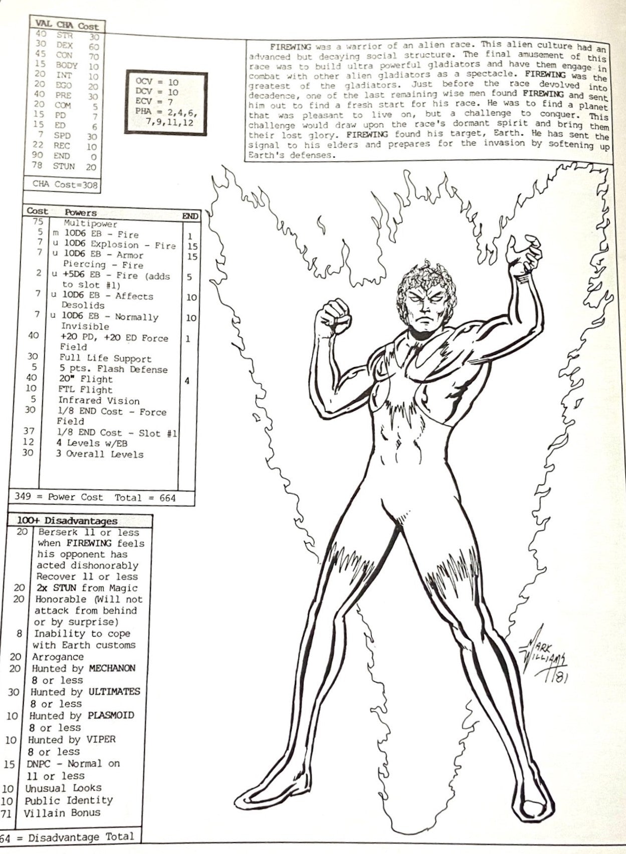 Enemies: "Supervillians for Champions" 1982