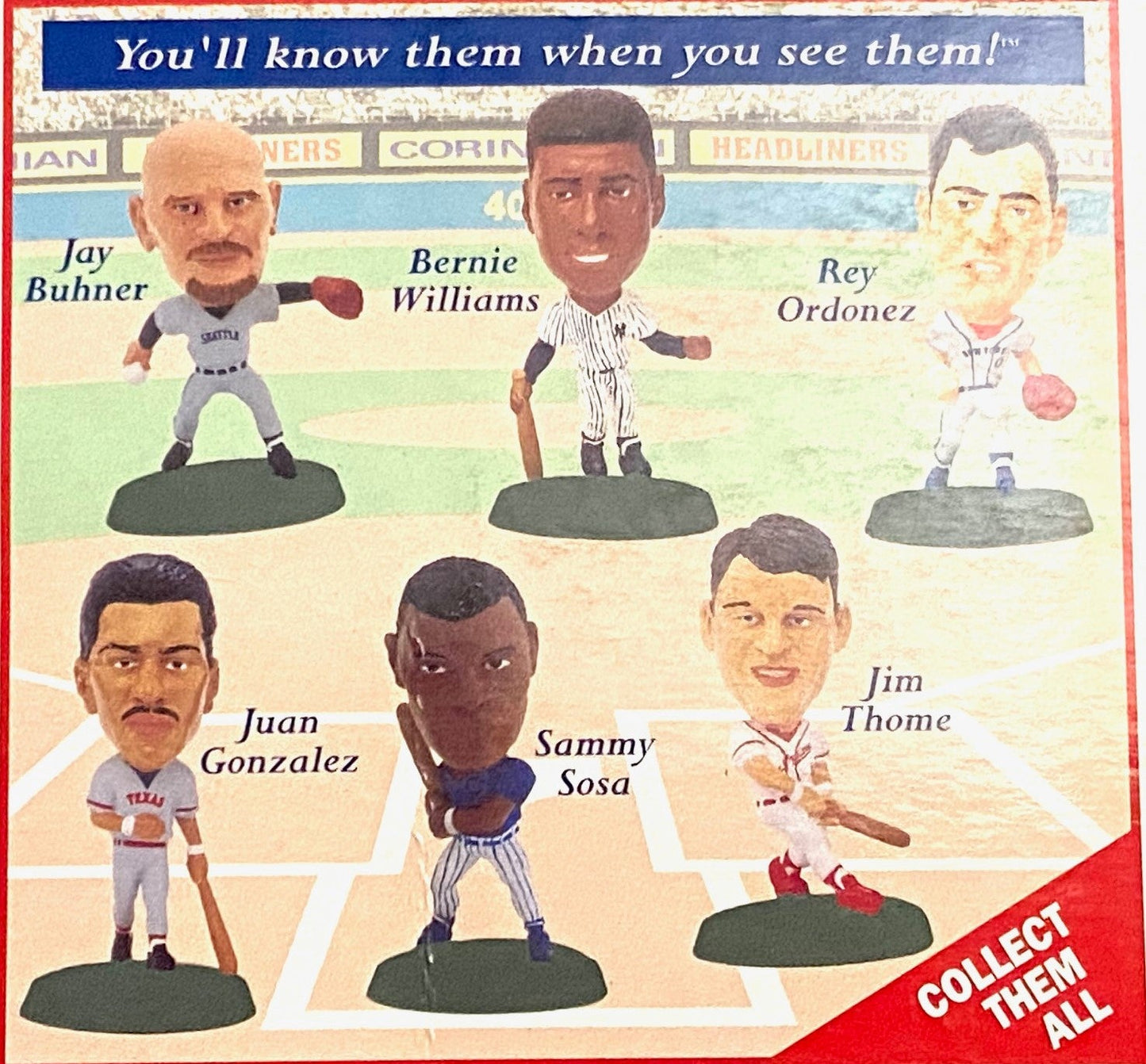 Eric Karros 1998 MLB Los Angeles Dodgers Headliner NOS Figurine