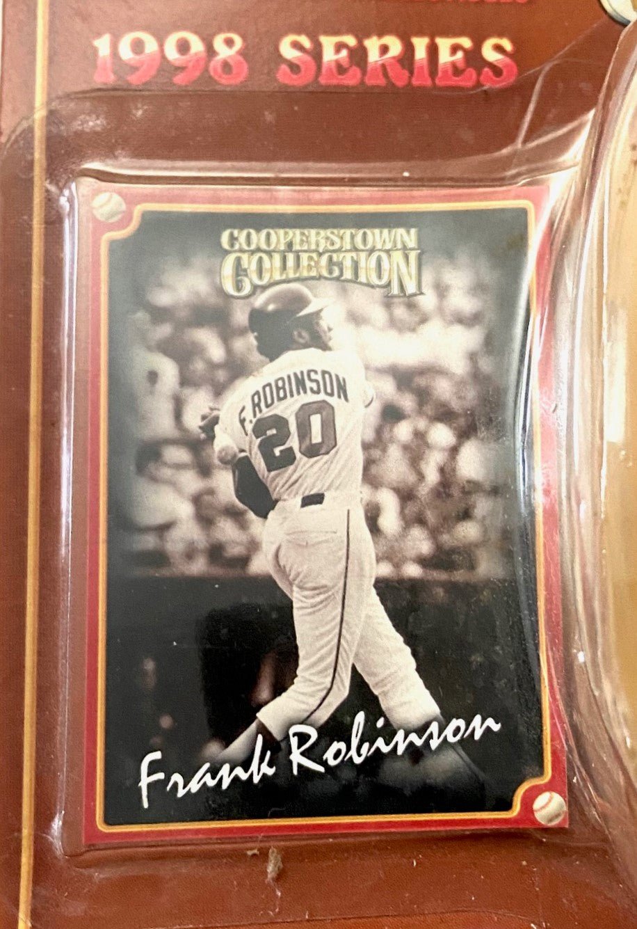 Frank Robinson 1998 Cooperstown Collection MLB Starting Lineup NOS Figurine