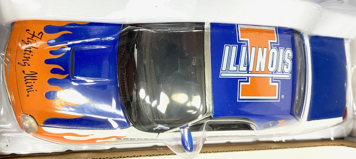 Illinois Fighting Illini Vintage 2002 NCAA 1:24 NOS Ford Thunderbird