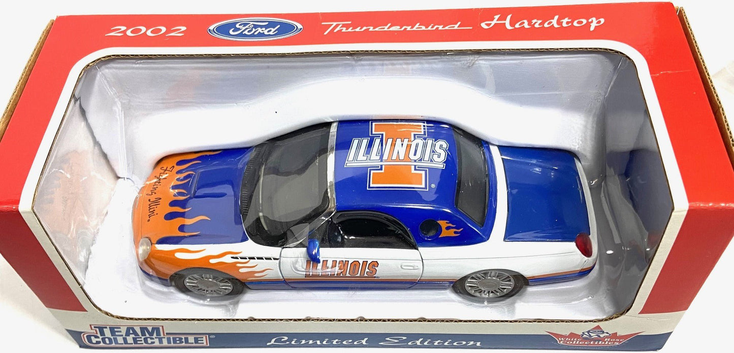 Illinois Fighting Illini Vintage 2002 NCAA 1:24 NOS Ford Thunderbird