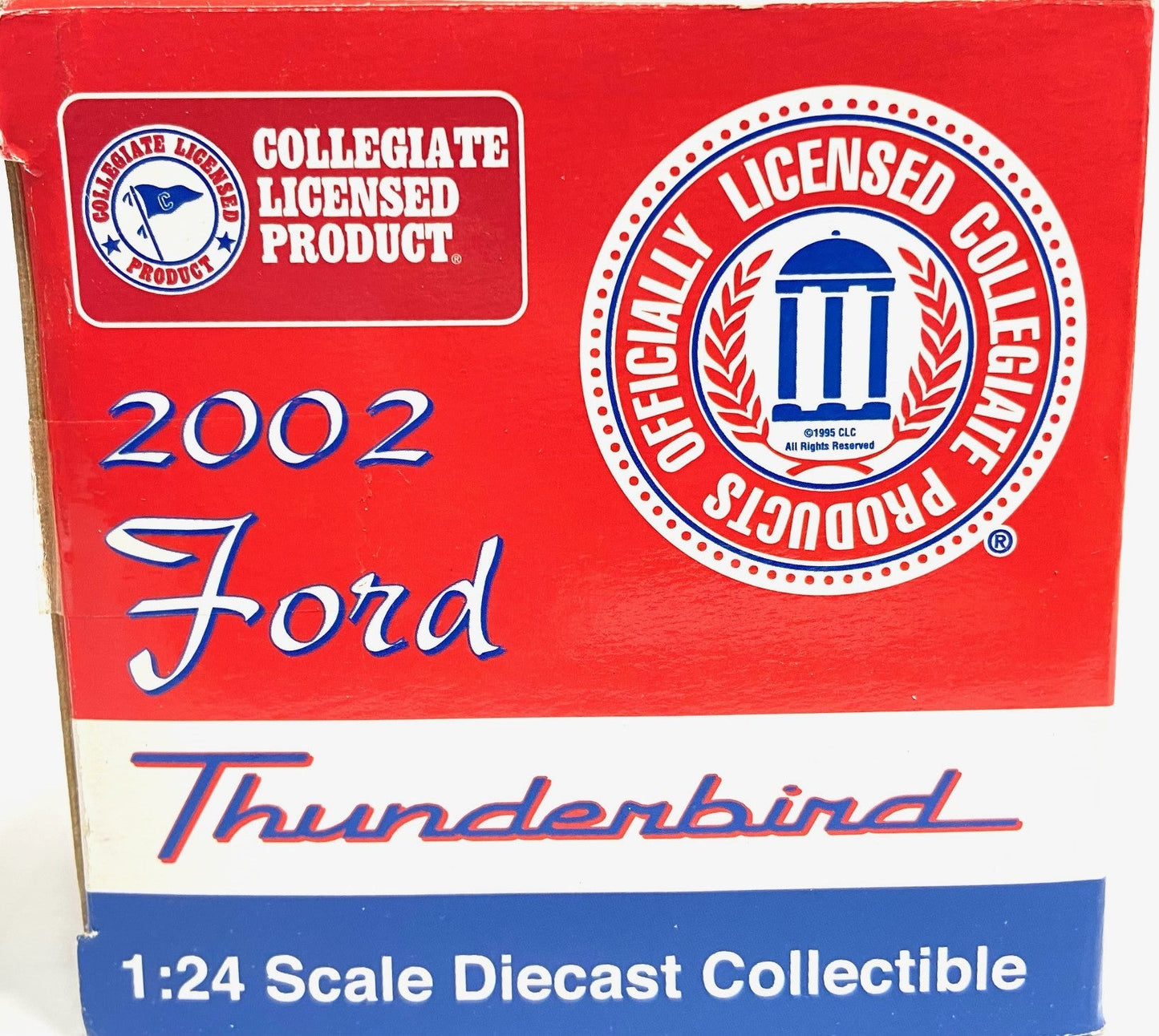 Illinois Fighting Illini Vintage 2002 NCAA 1:24 NOS Ford Thunderbird