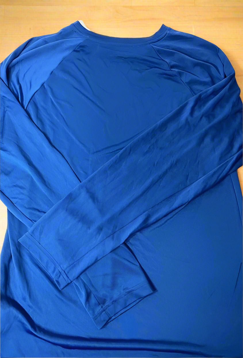 Indianapolis Colts NFL 2015 Adult Medium Blue Cool Base Used LS T-Shirt