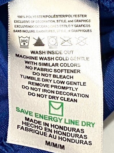 Indianapolis Colts NFL 2015 Adult Medium Blue Cool Base Used LS T-Shirt