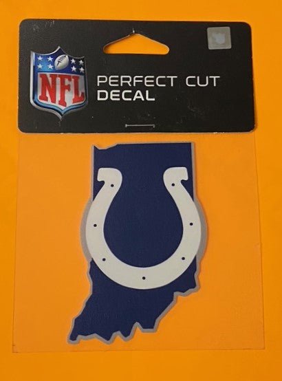 Indianapolis Colts NFL 2019 NOS State/Horseshoe Decal