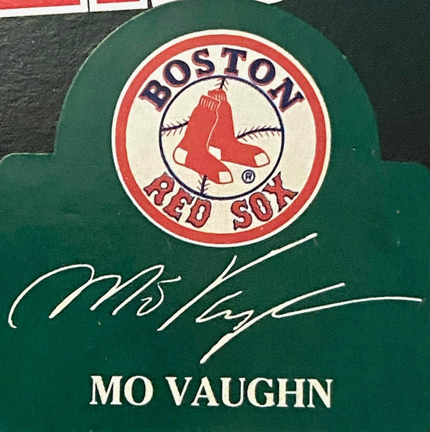 Mo Vaughn 1996 Boston Red Sox MLB Headliner NOS Figurine
