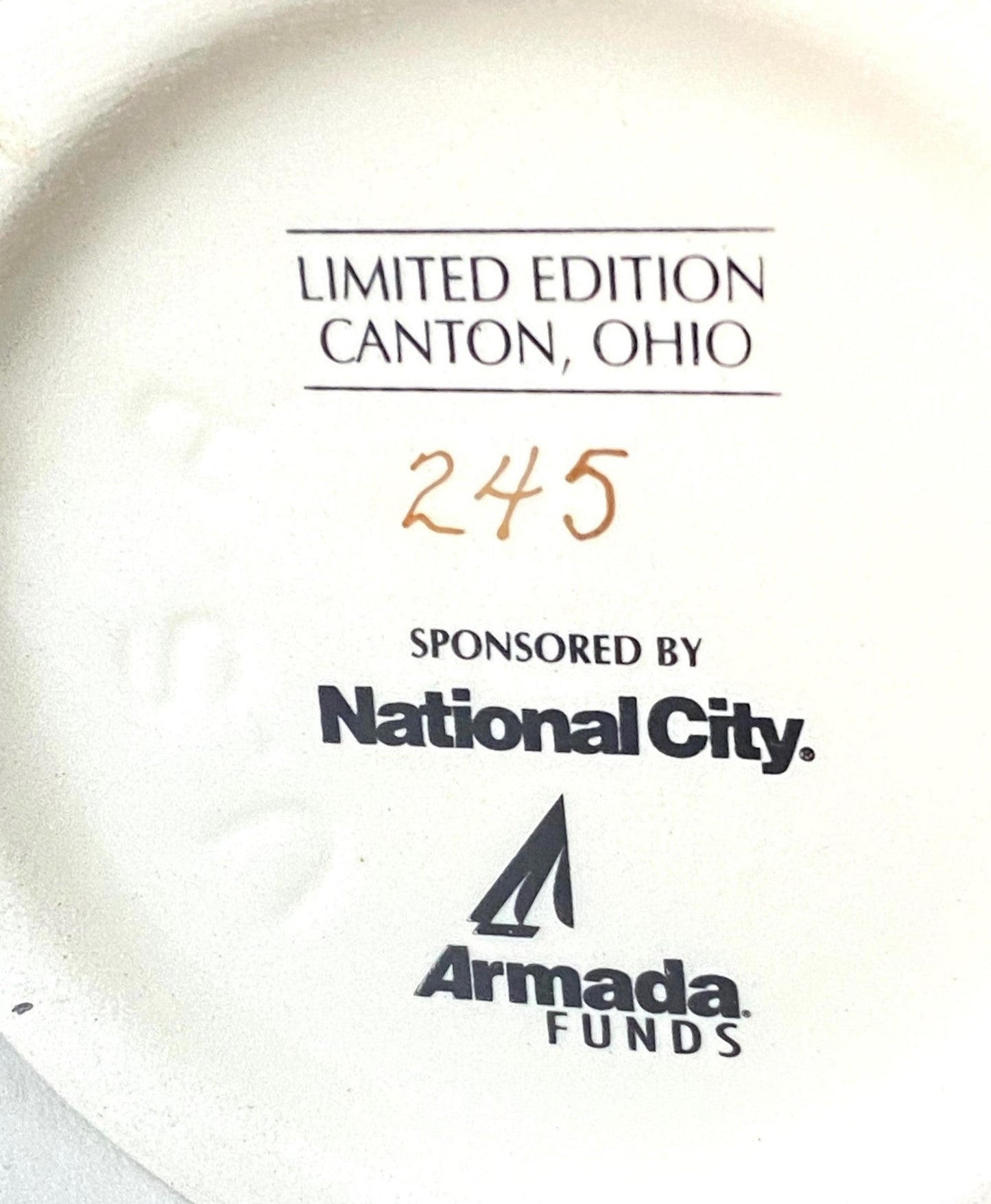 NFL 2003 Hall of Fame 8 3/4" Used Legends of the Game Stein
