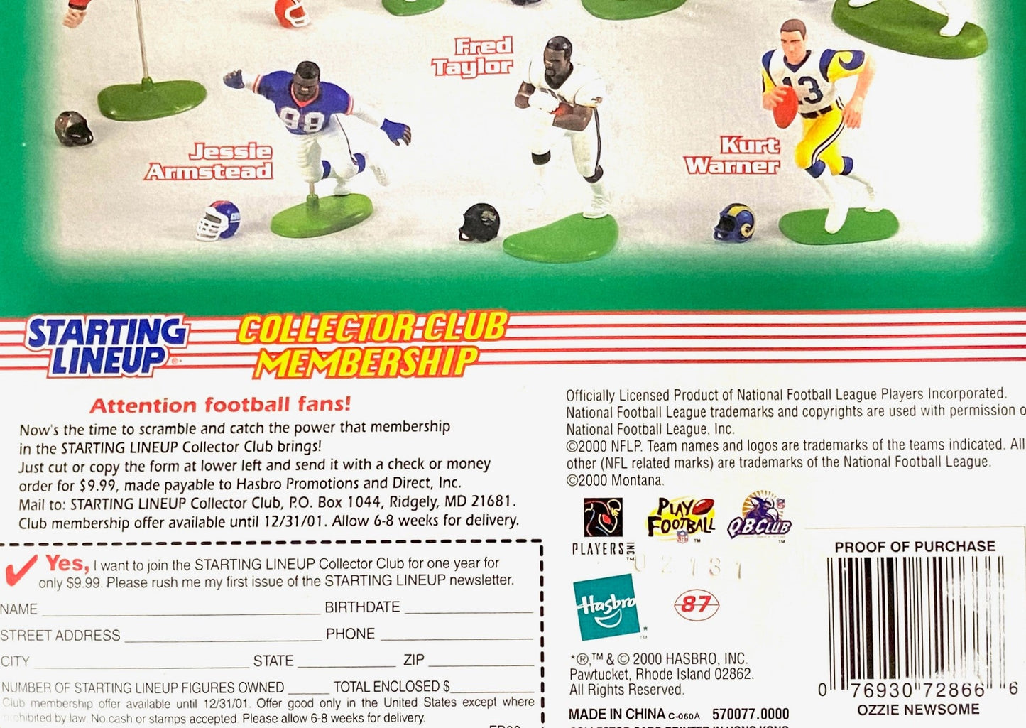 Ozzie Newsome 2000-01 NFL Cleveland Browns NOS Commemorative Figurine