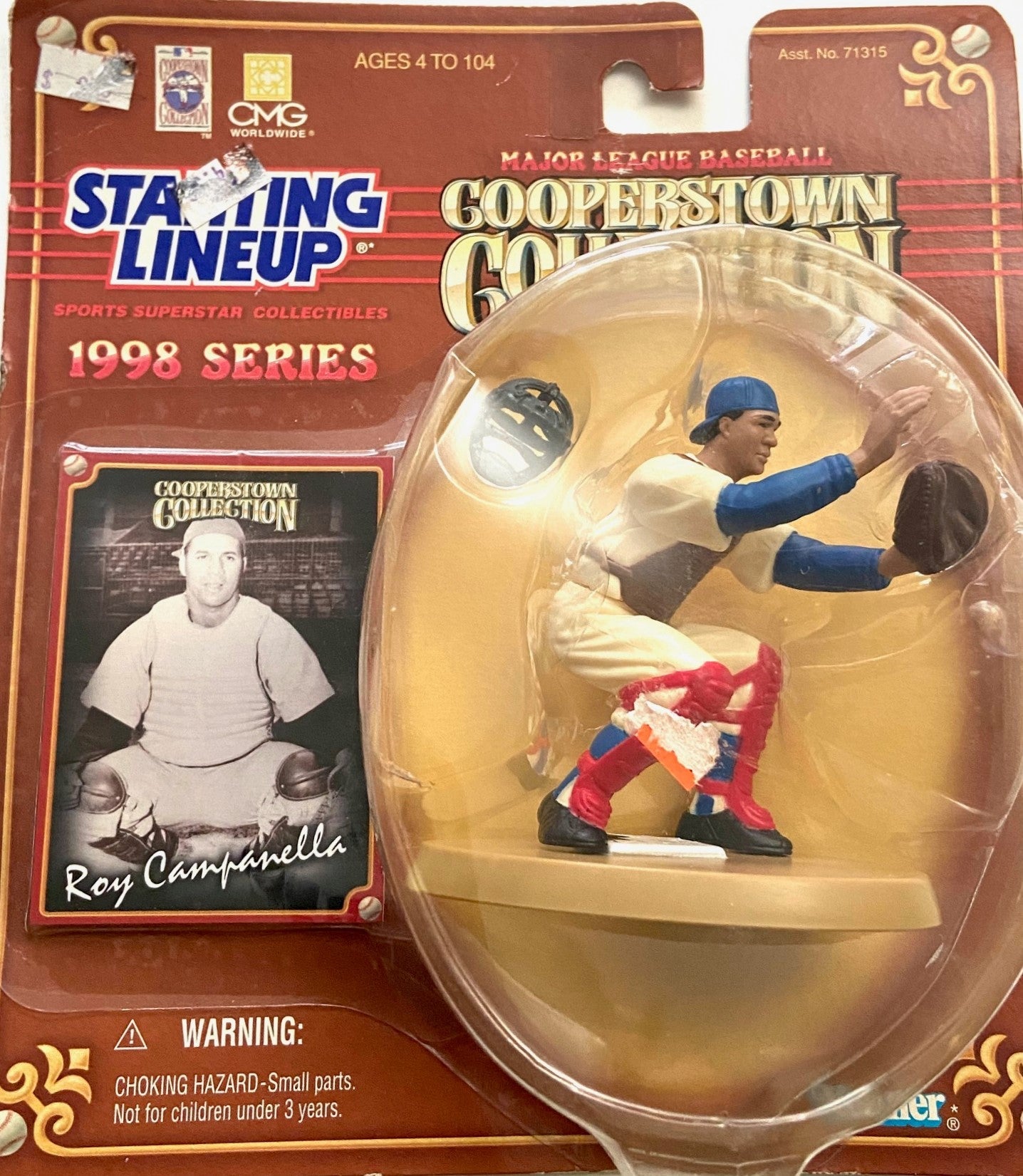 Roy Campanella 1998 Cooperstown Collection MLB Starting Lineup NOS Figurine