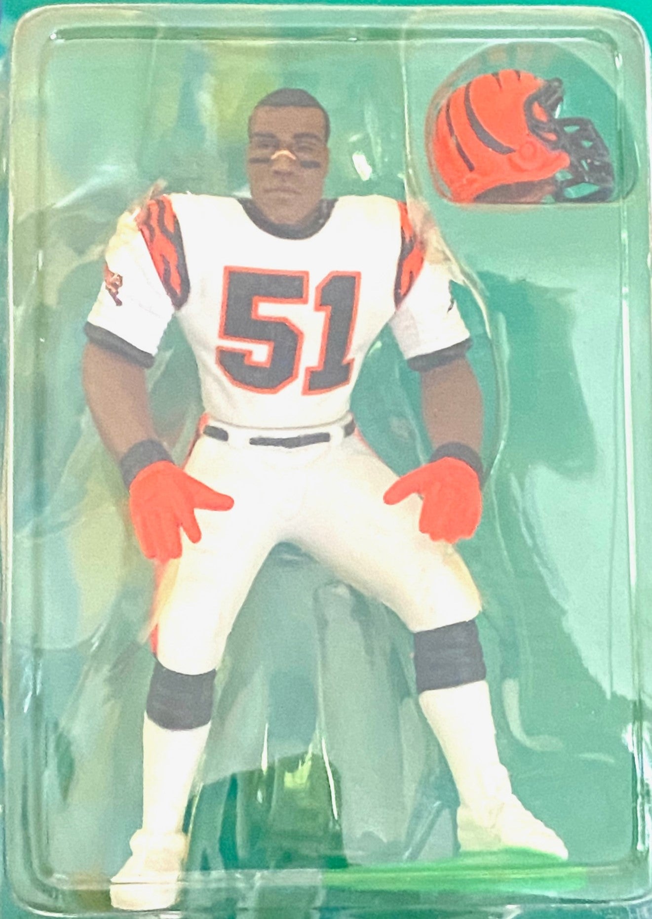 Takeo Spikes 2000-01 NFL Cincinnati Bengals Starting Lineup NOS Figurine