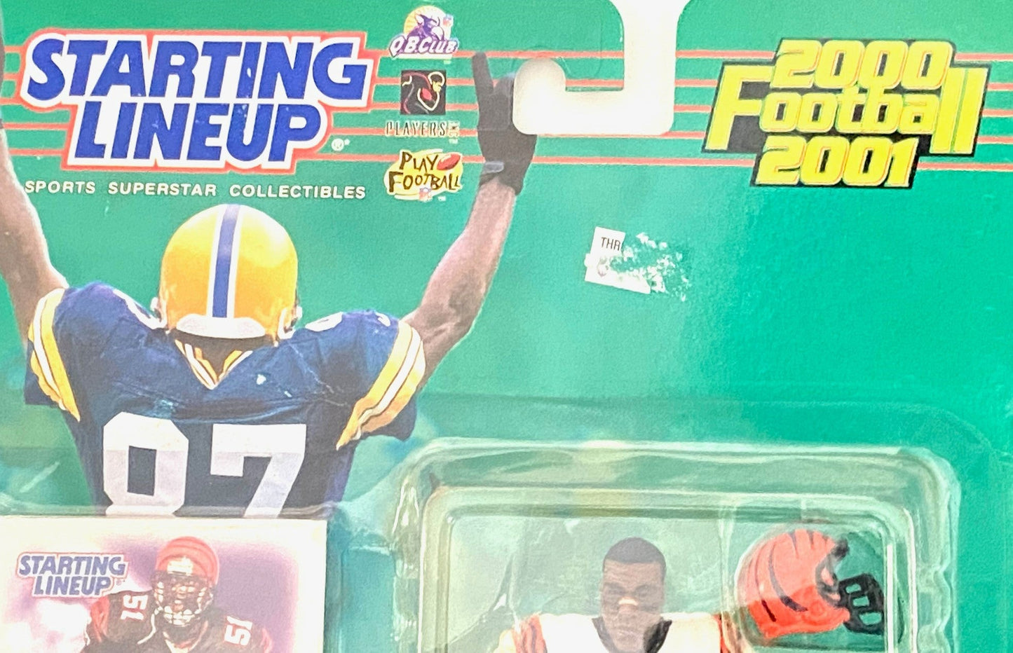 Takeo Spikes 2000-01 NFL Cincinnati Bengals Starting Lineup NOS Figurine
