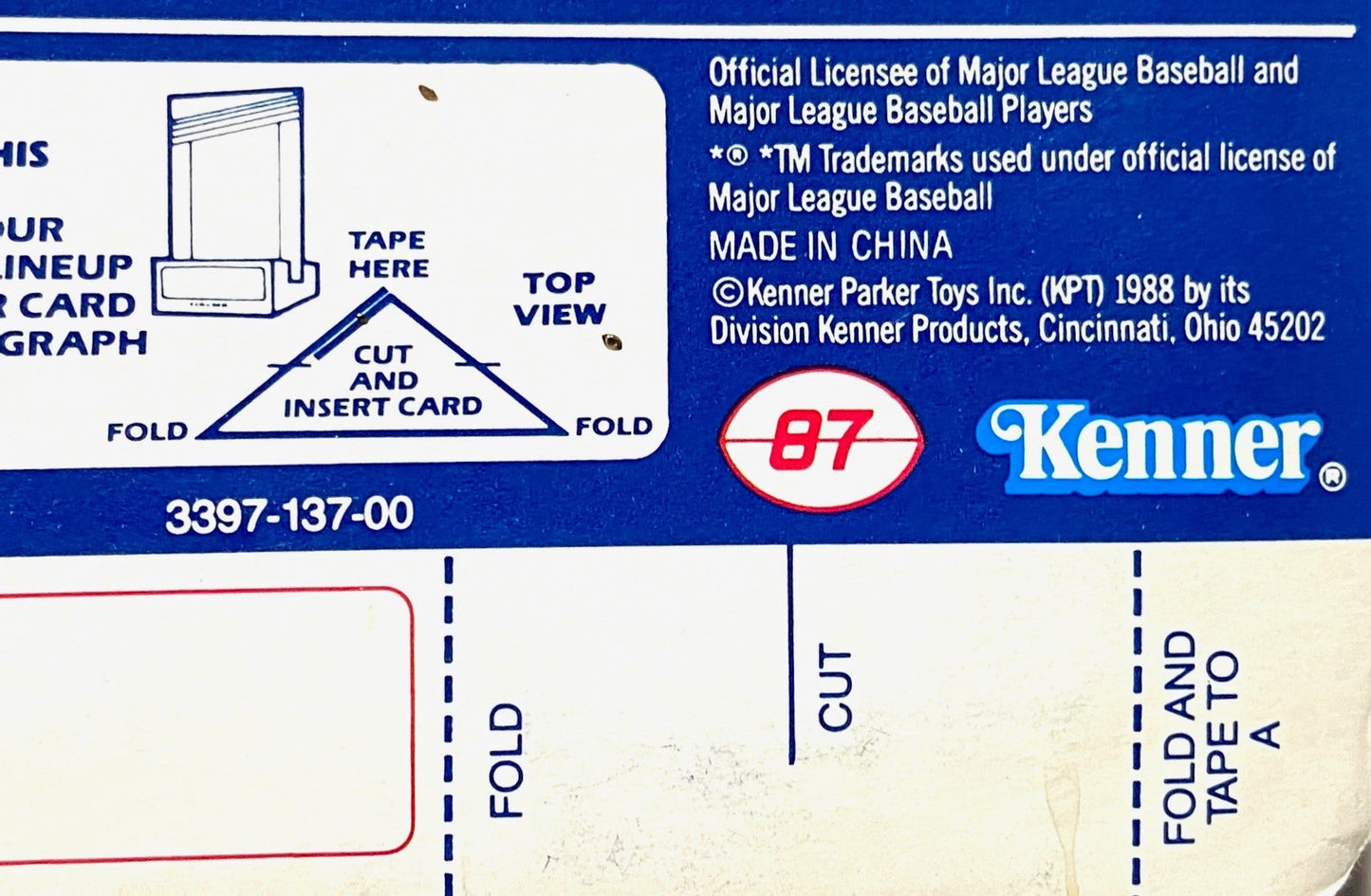 Wade Boggs 1988 Boston Red Sox MLB Starting Lineup NOS Figurine