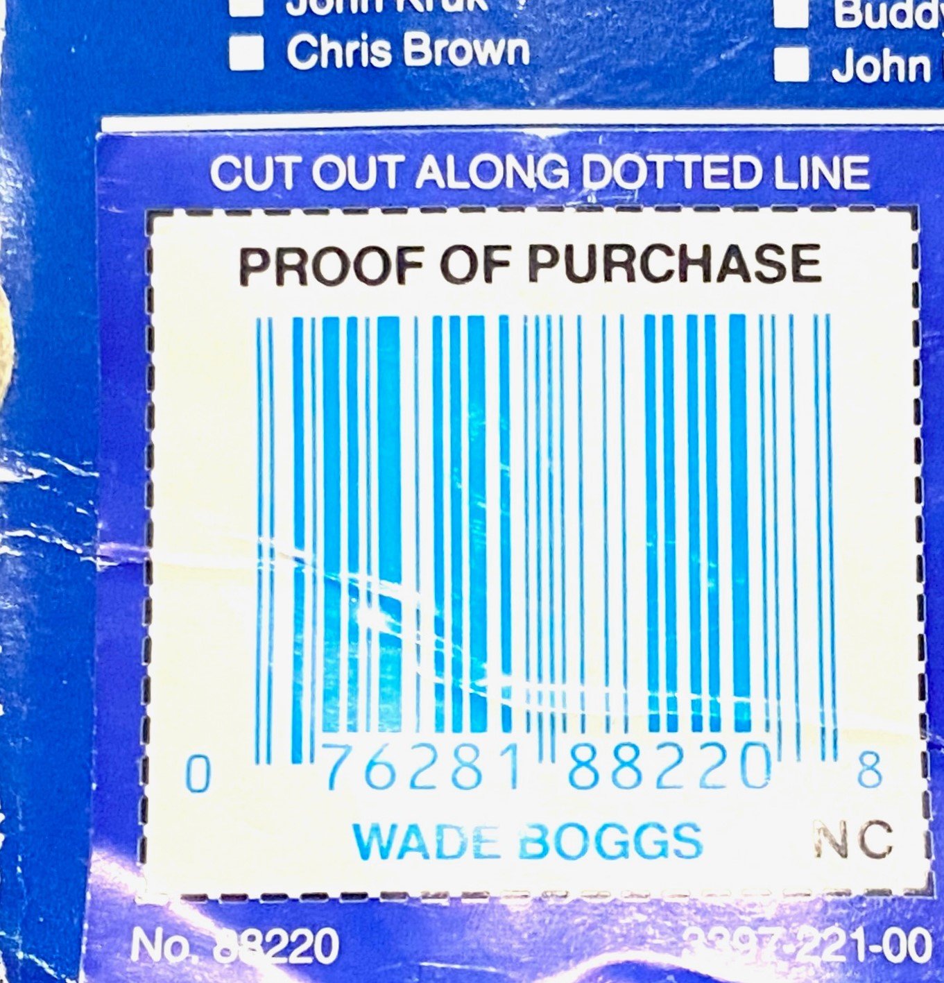 Wade Boggs 1988 Boston Red Sox MLB Starting Lineup Used Figurine