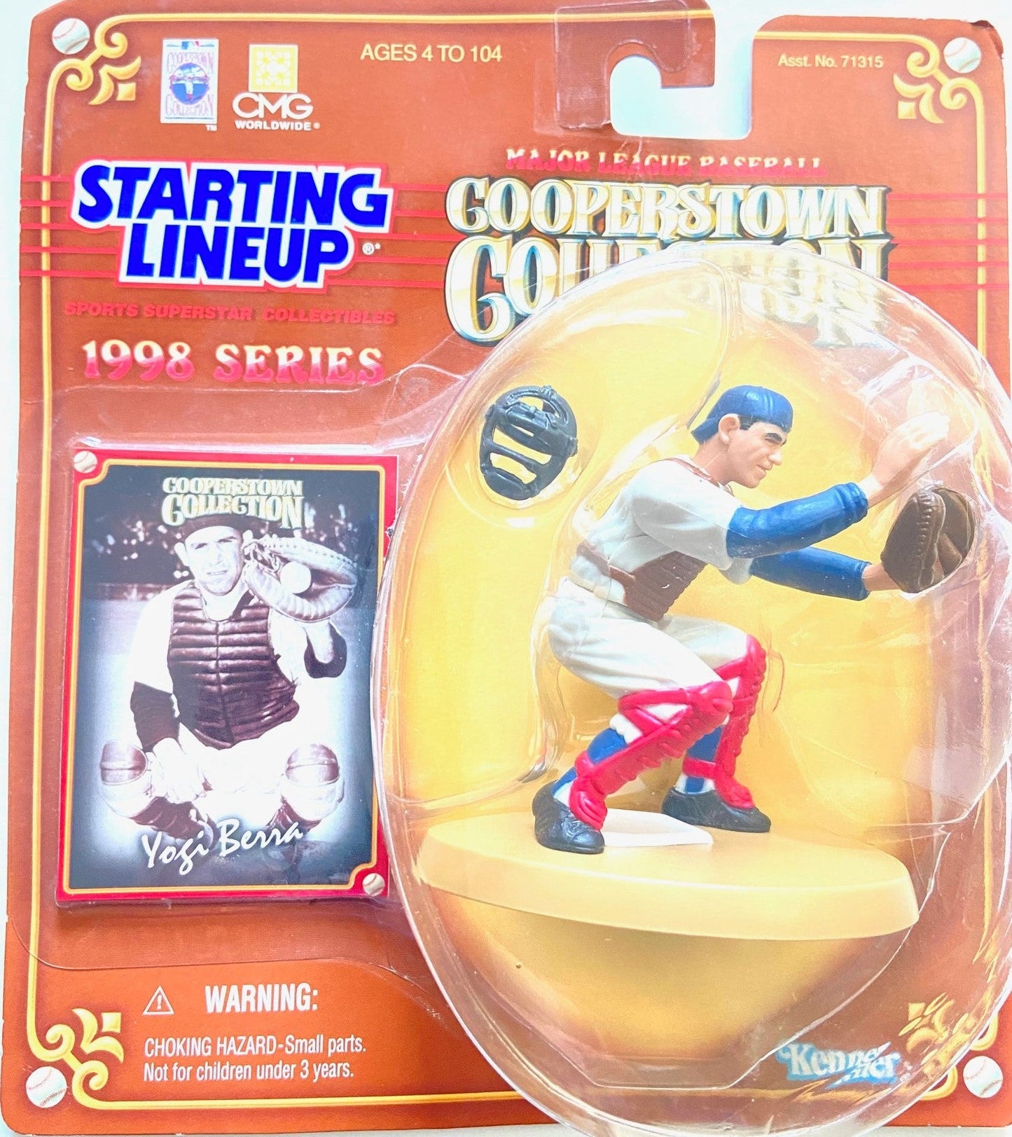 Yogi Berra 1998 Cooperstown Collection MLB Starting Lineup NOS Figurine