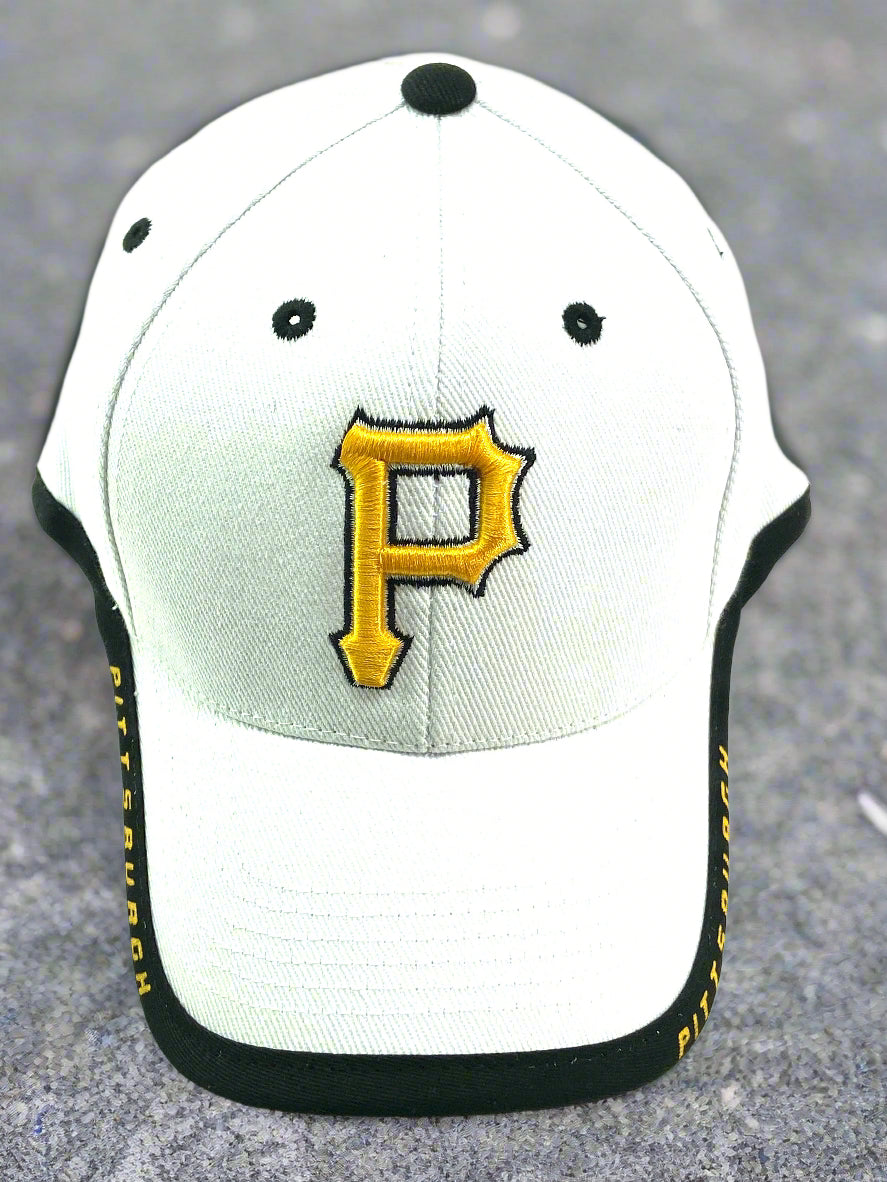 Pittsburgh Pirates MLB Vintage Black Trim Cotton NOS Ball Cap