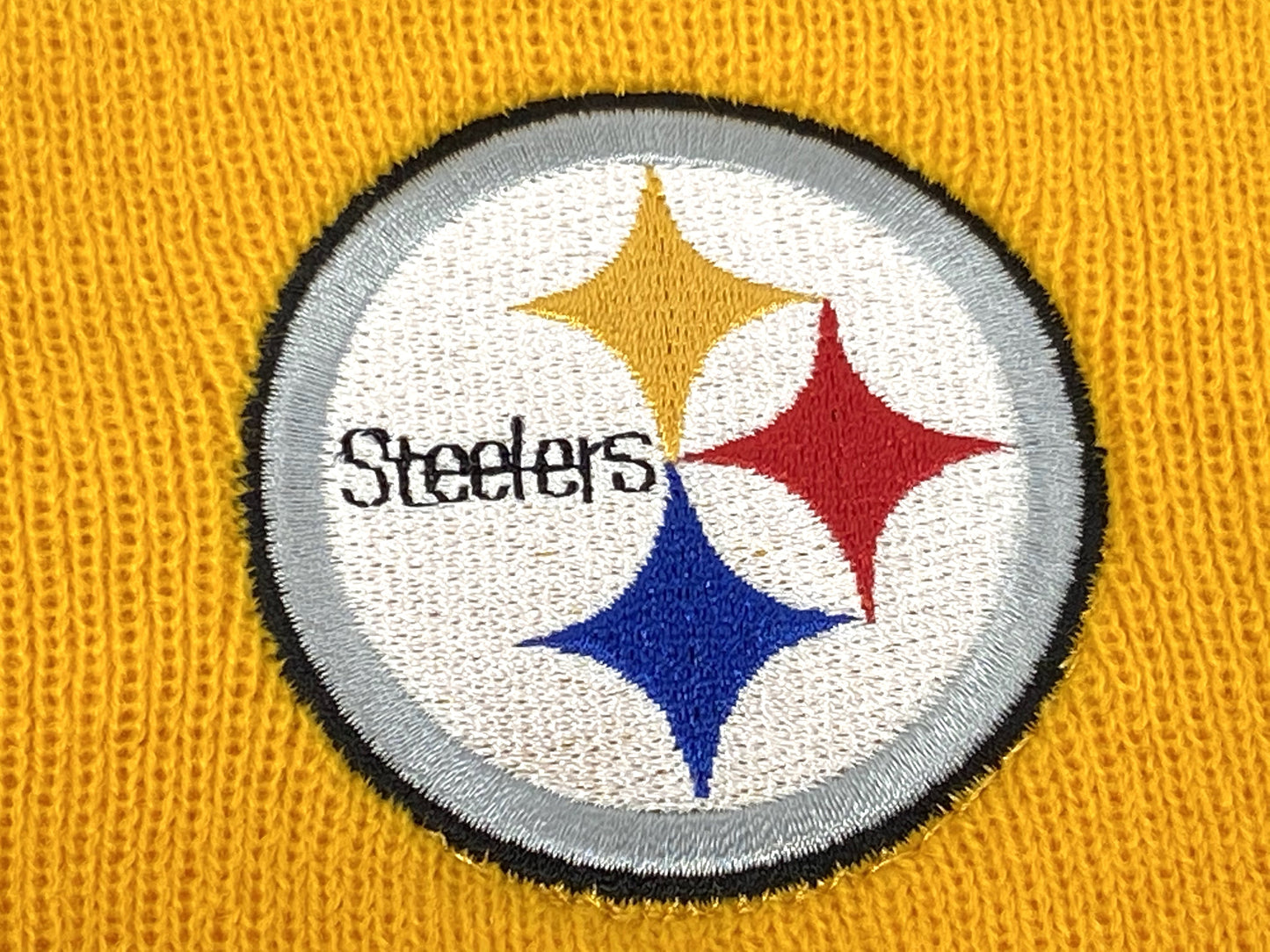 Pittsburgh Steelers Vintage NFL Cuffed NOS Knit Logo Hat