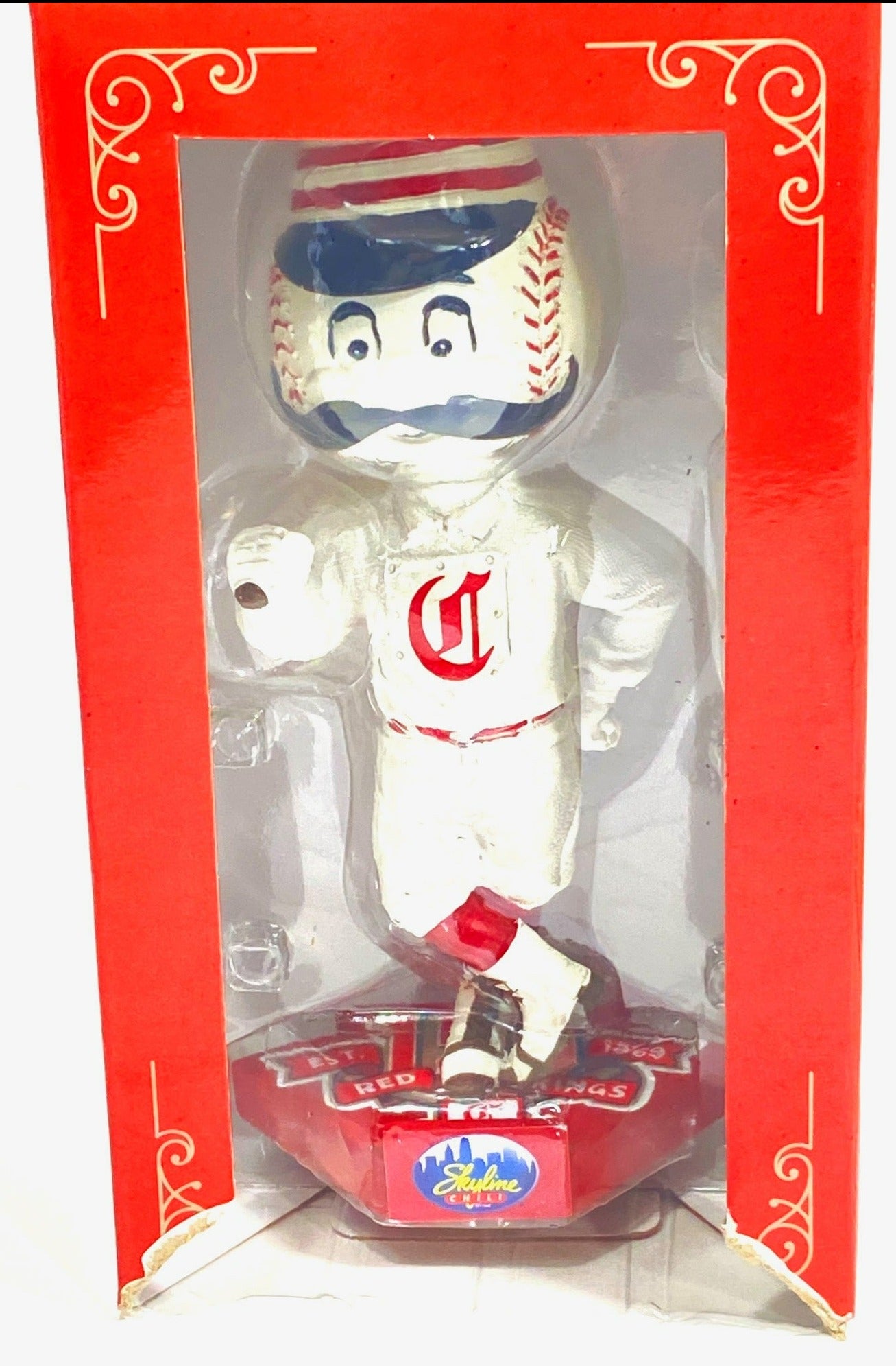 Cincinnati Red Stockings 2019 MLB "Mr. Redlegs" Used Bobblehead