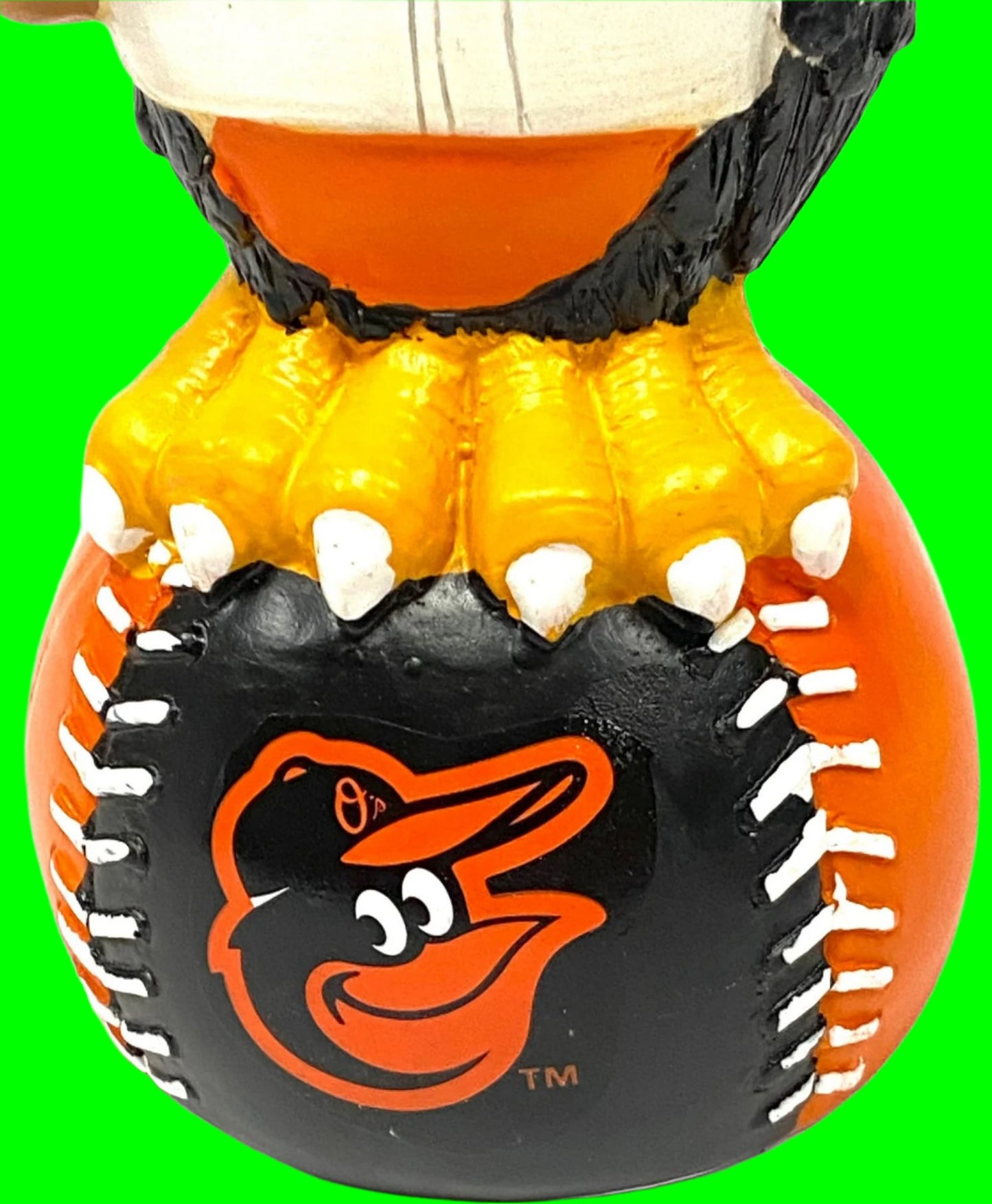 Baltimore Orioles 2013 MLB Used Resin Mascot Perched on Ball