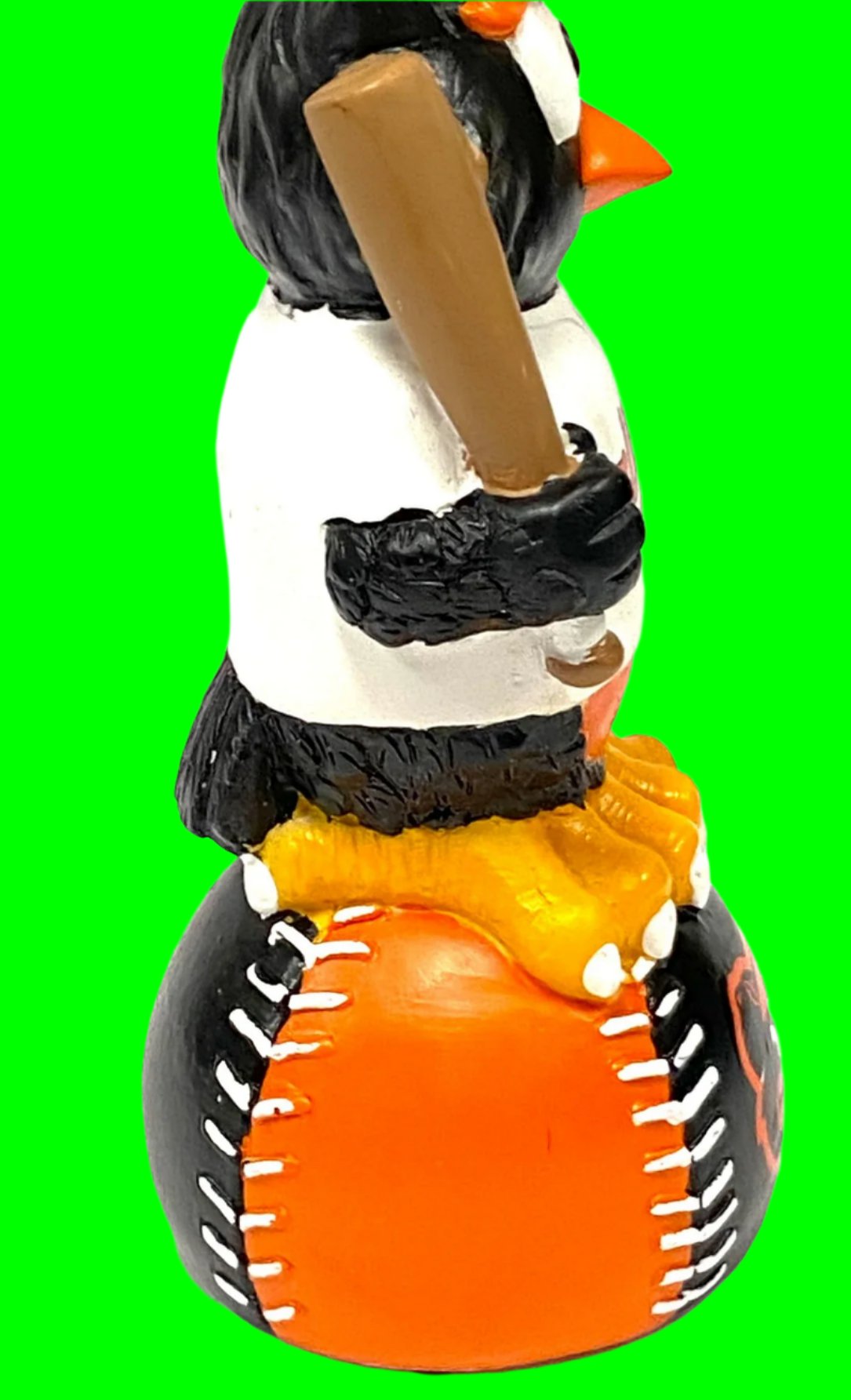 Baltimore Orioles 2013 MLB Used Resin Mascot Perched on Ball