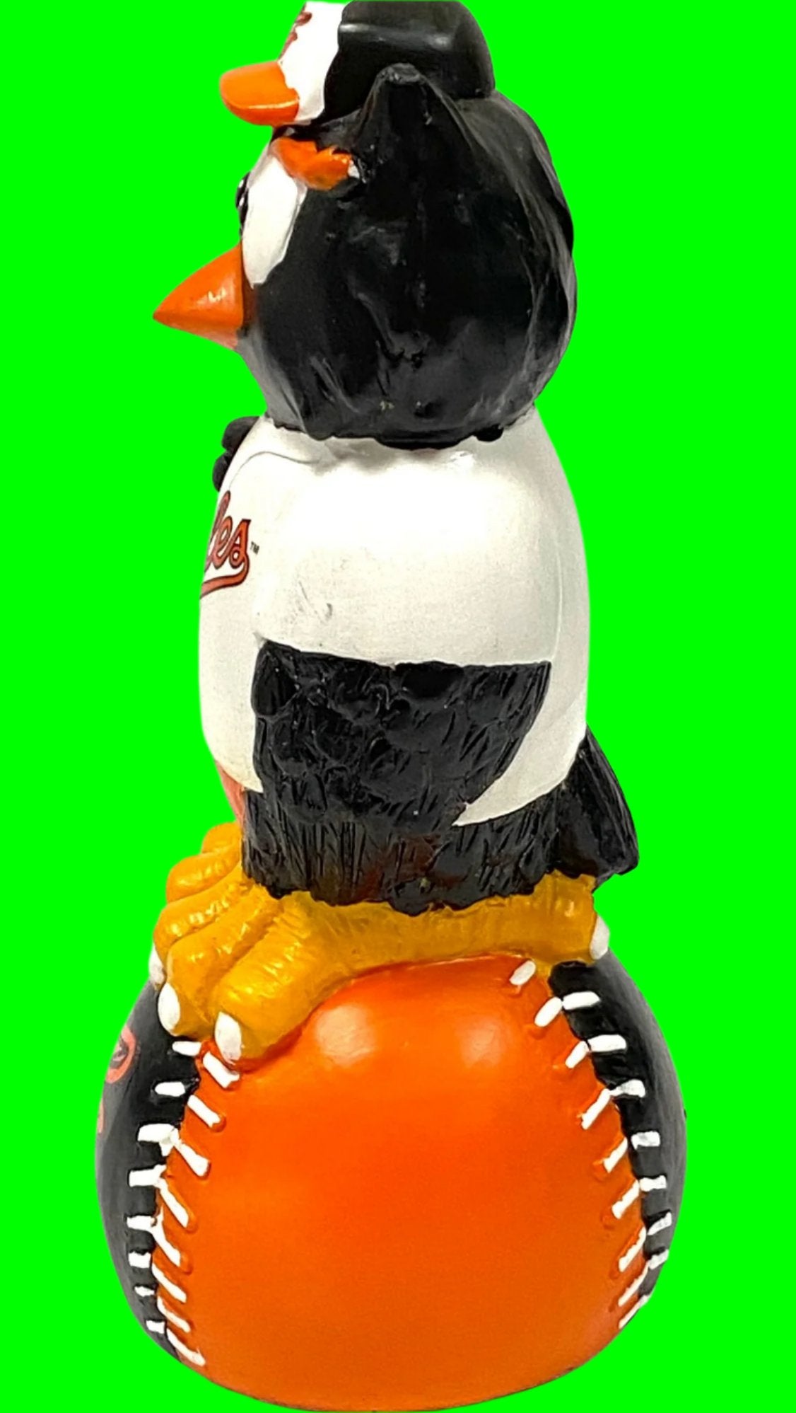 Baltimore Orioles 2013 MLB Used Resin Mascot Perched on Ball