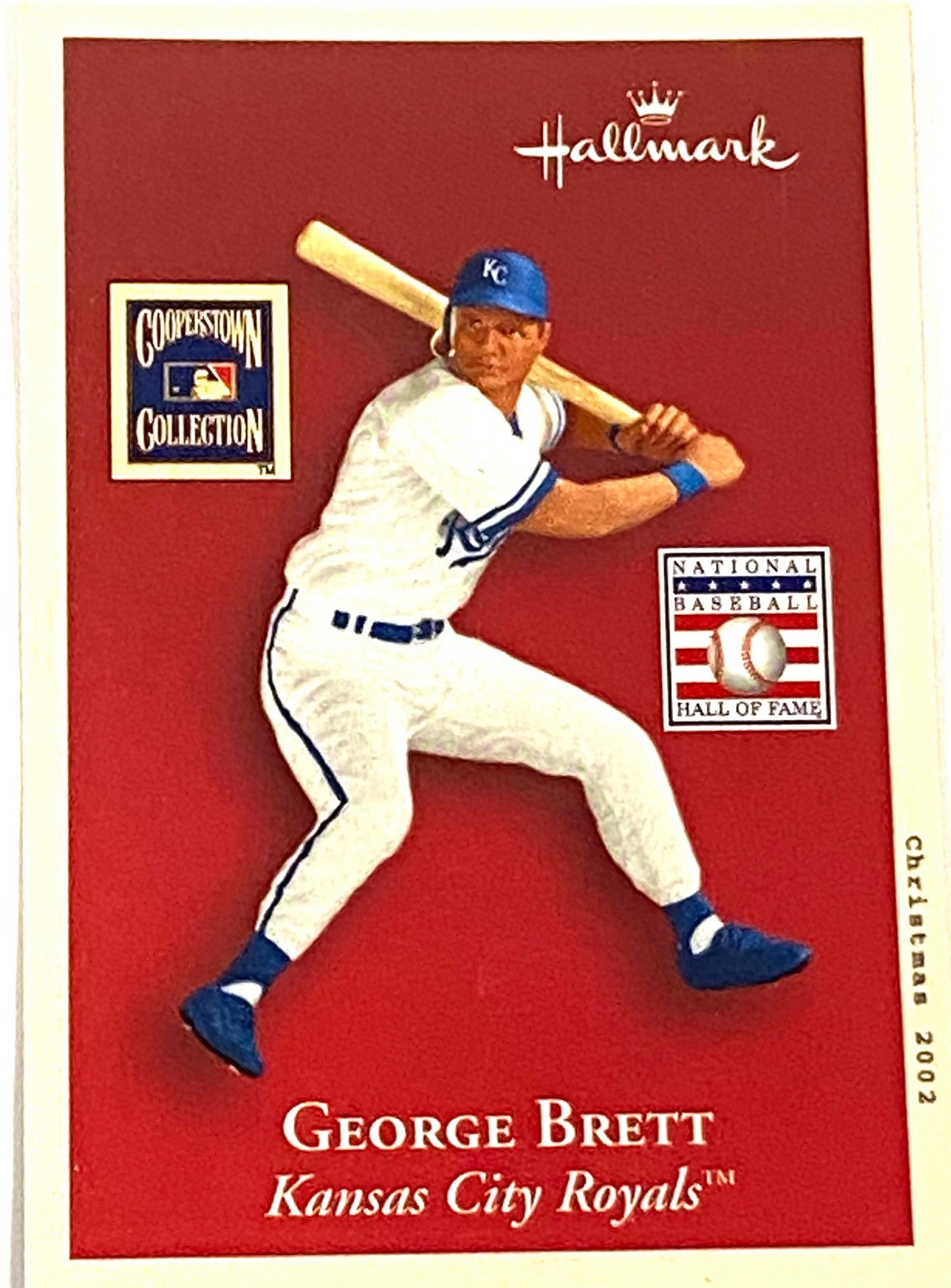 George Brett 2002 MLB Kansas City Royals Keepsake Used Ornament