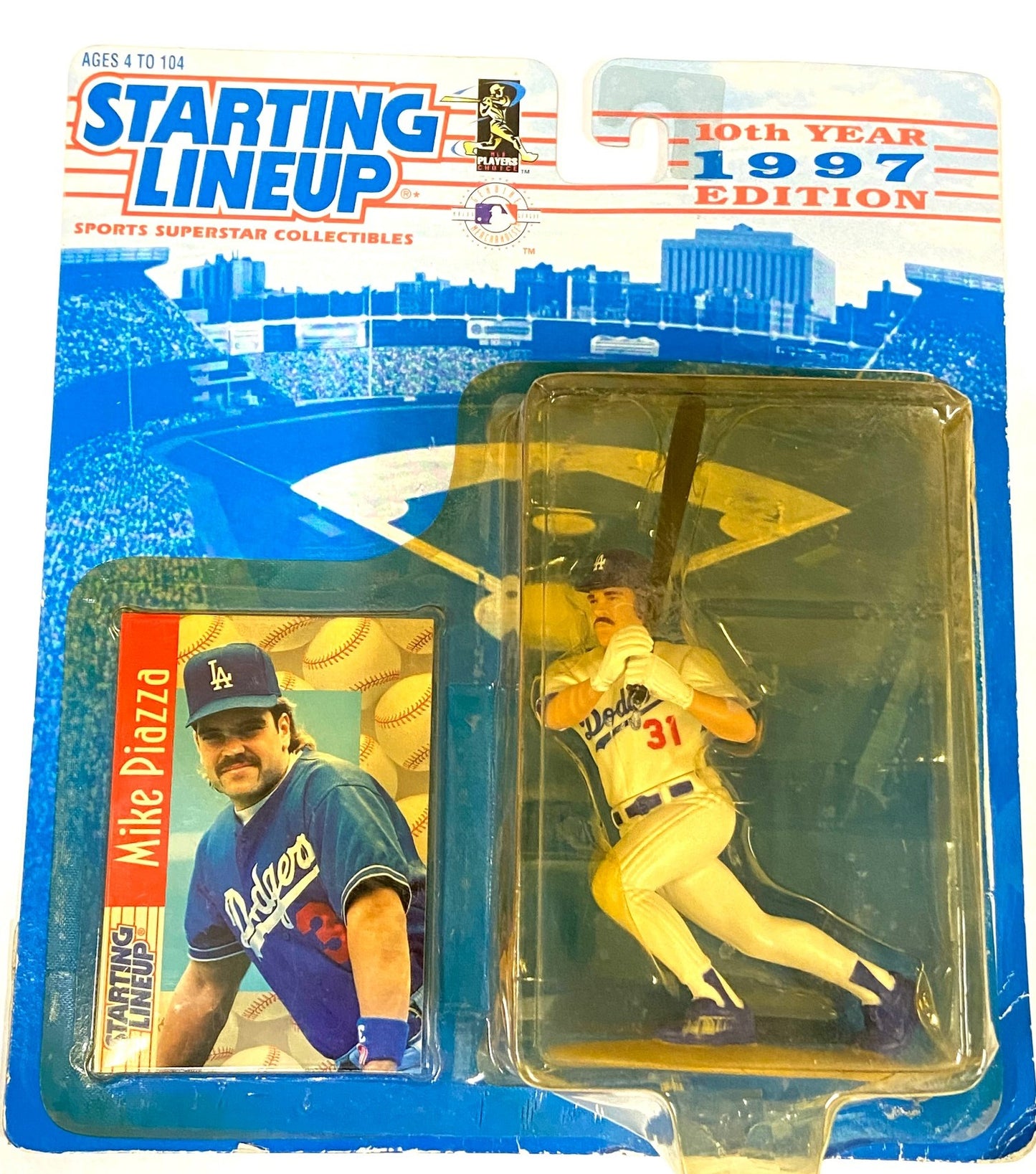Mike Piazza 1997 MLB Los Angeles Dodgers Starting Lineup NOS Figurine