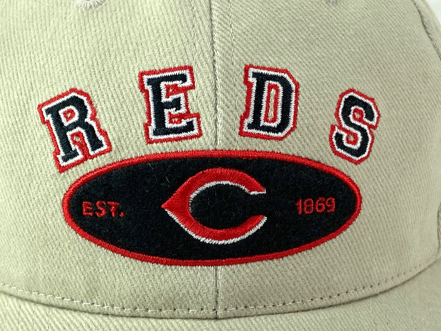 Cincinnati Reds Vintage MLB Beige "EST 1869" NOS Cap