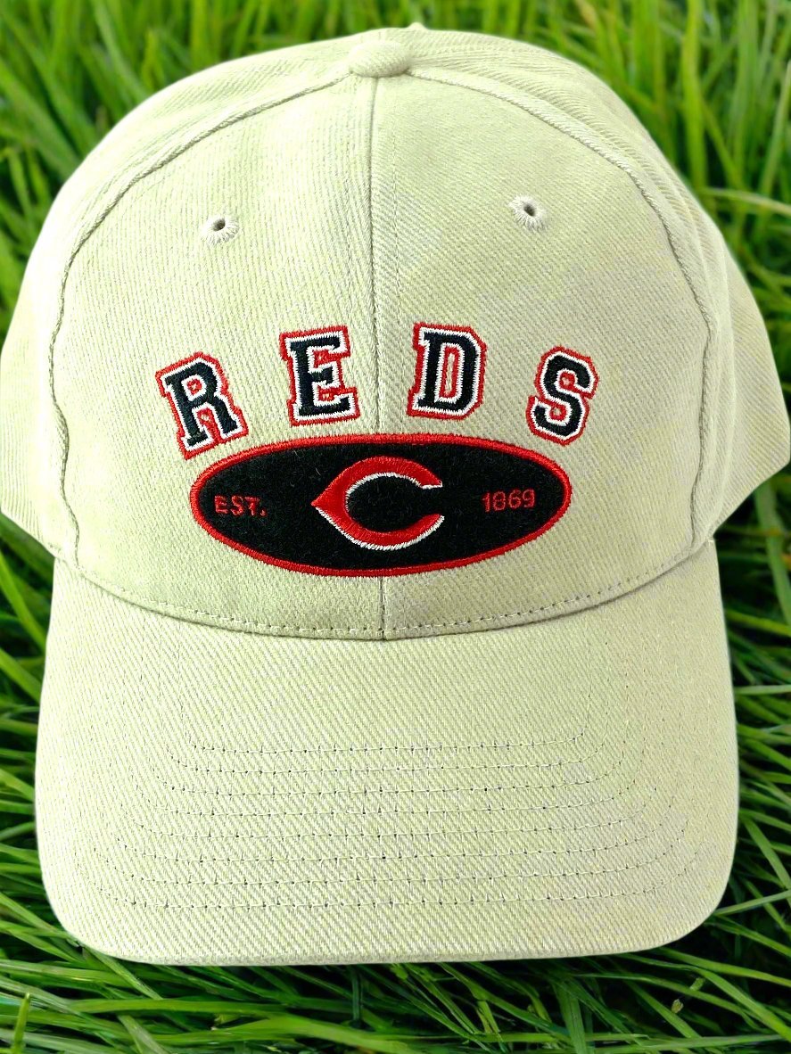 Cincinnati Reds Vintage MLB Beige "EST 1869" NOS Cap