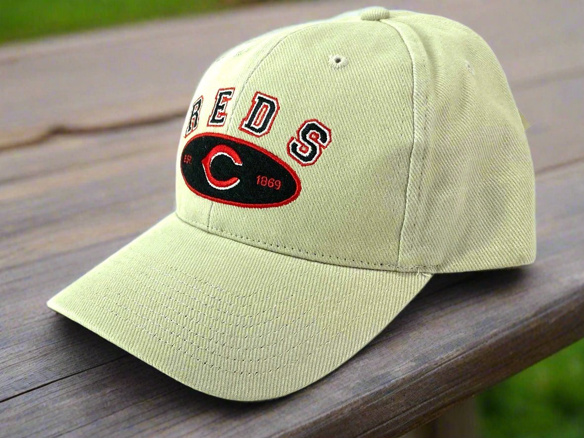 Cincinnati Reds Vintage MLB Beige "EST 1869" NOS Cap