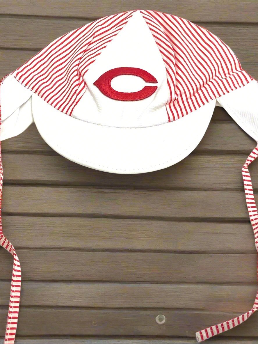 Cincinnati Reds Vintage MLB Infant Caps NOS With Ties