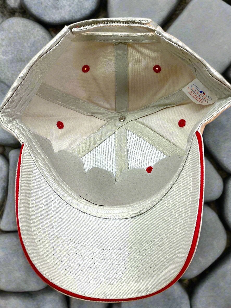 Cincinnati Reds Vintage MLB White "Block Reds" NOS Cap