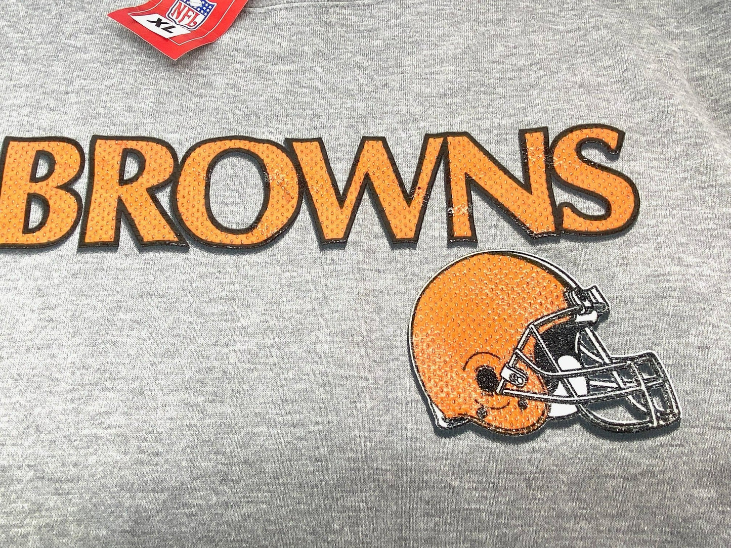 Cleveland Browns NFL 1999 Vintage Gray NOS Sweatshirt Size XL