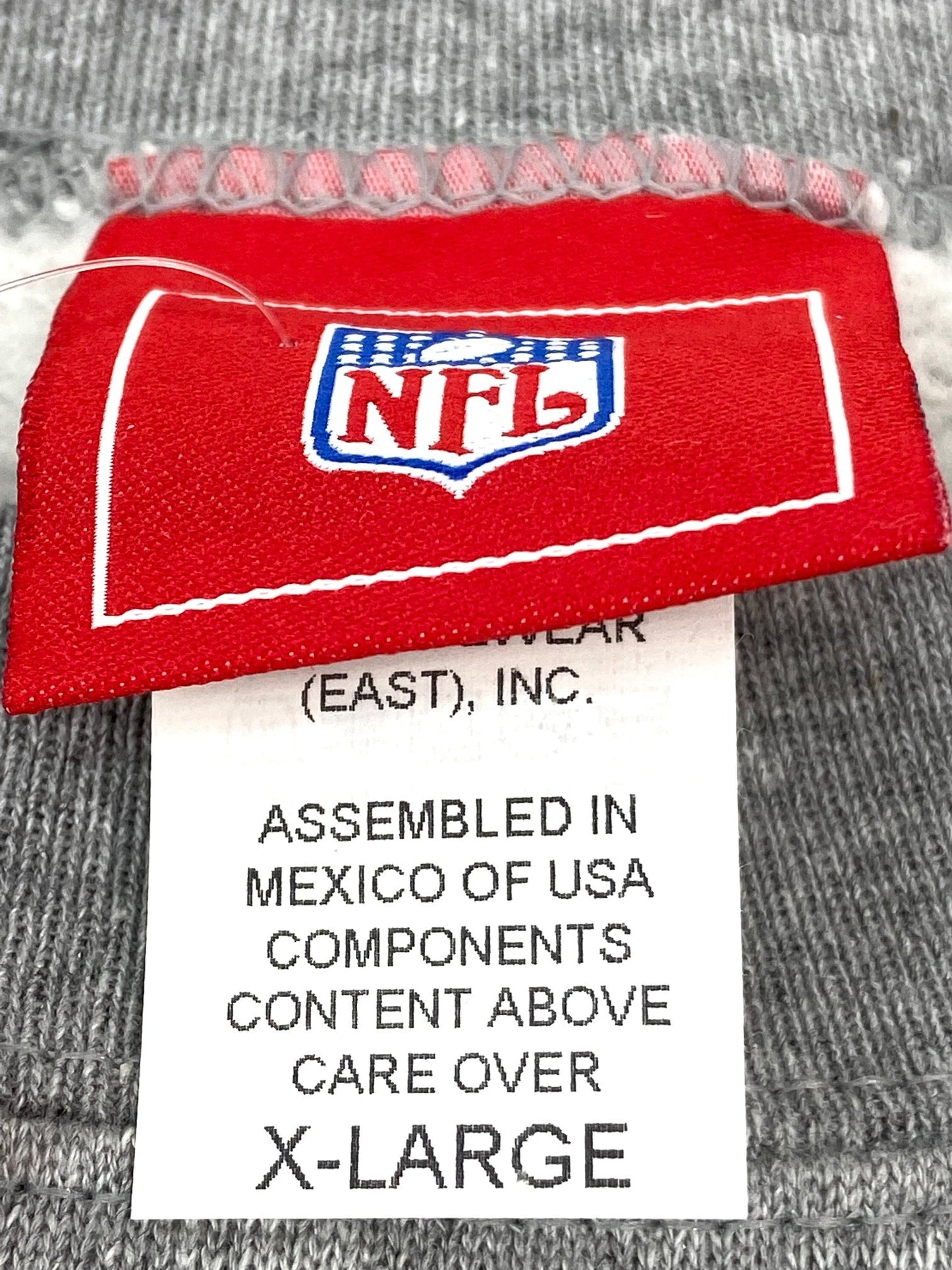 Cleveland Browns NFL 1999 Vintage Gray NOS Sweatshirt Size XL