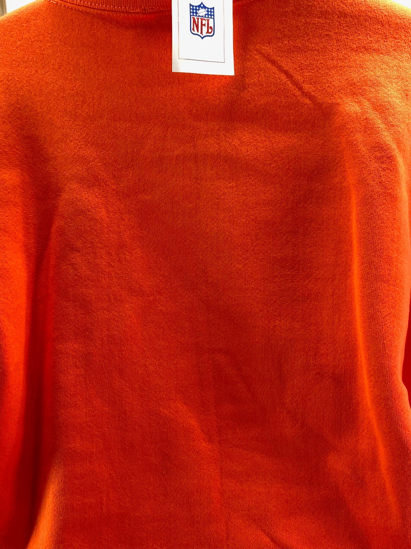 Cleveland Browns NFL 1999 Vintage Orange Sweatshirt NOS Size XL