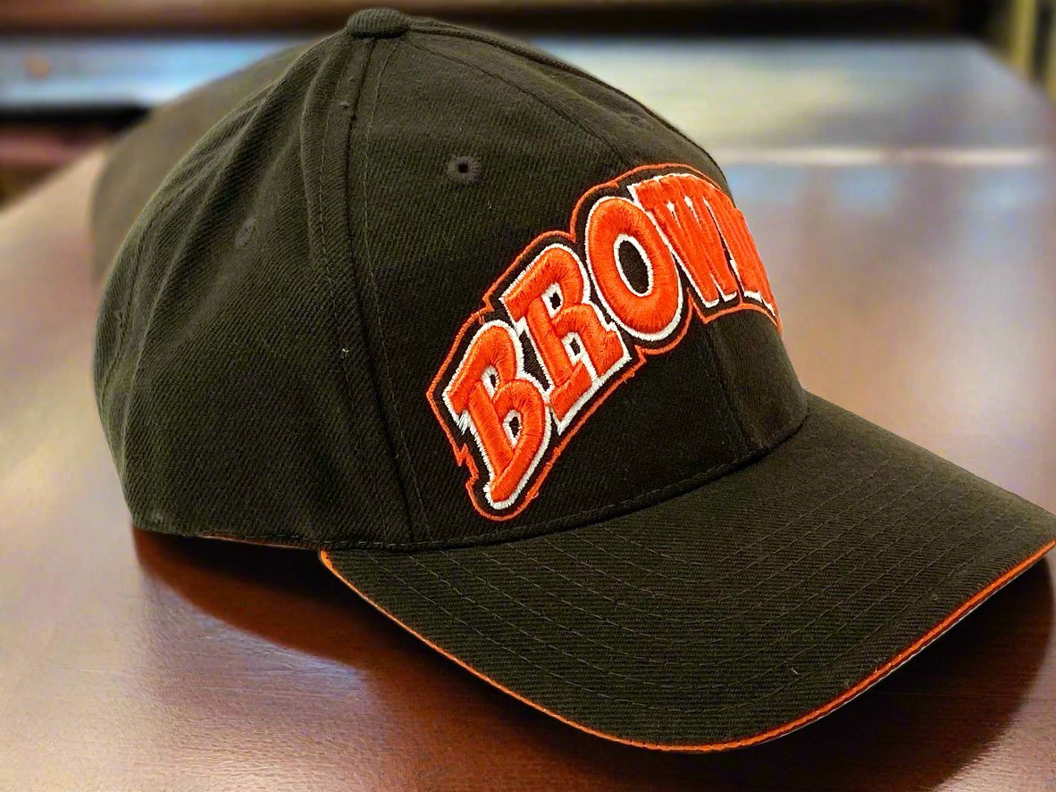 Cleveland Browns Vintage 1999 NFL 20% Wool Block "BROWNS" NOS Cap