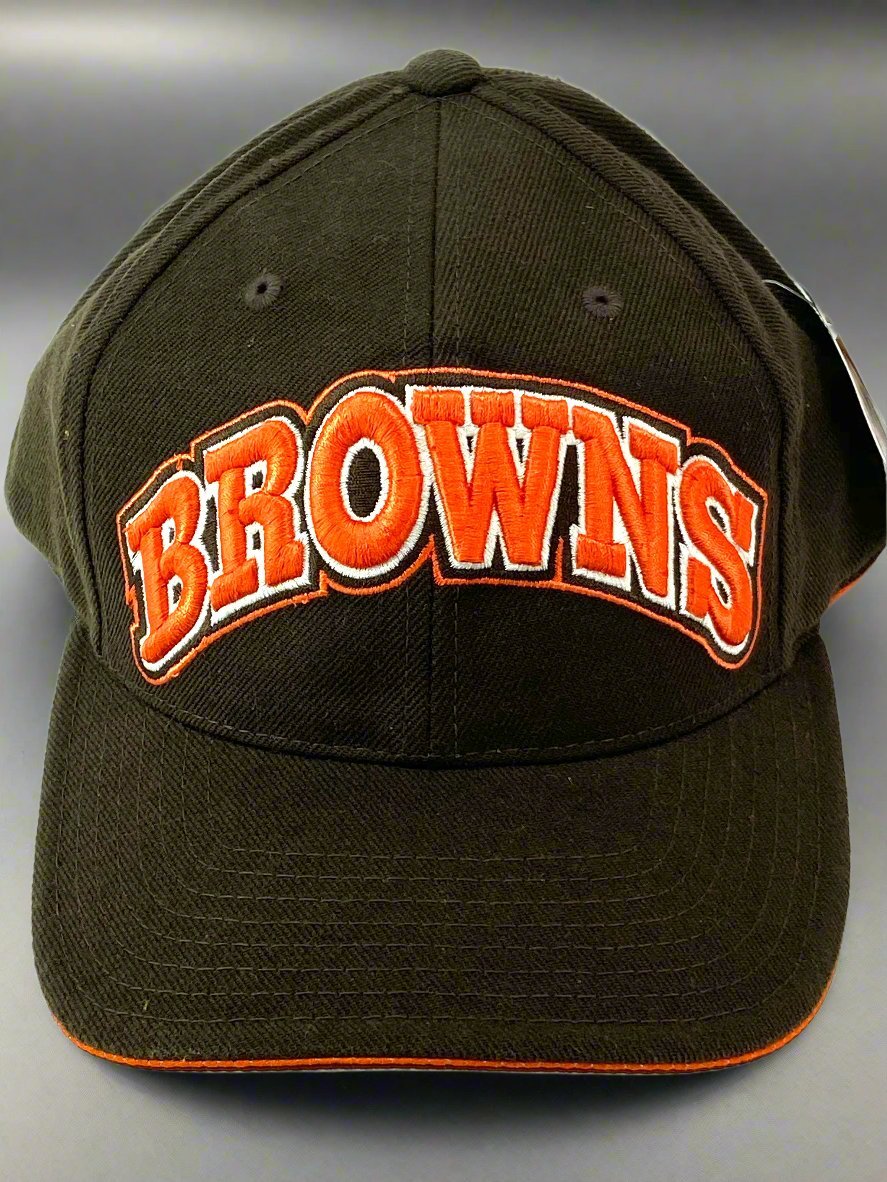 Cleveland Browns Vintage 1999 NFL 20% Wool Block "BROWNS" NOS Cap