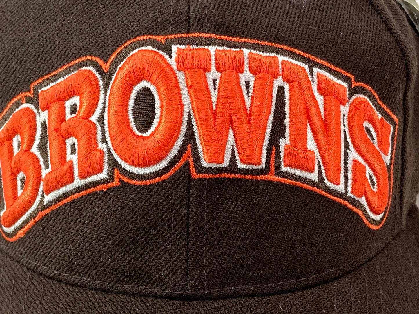Cleveland Browns Vintage 1999 NFL 20% Wool Block "BROWNS" NOS Cap
