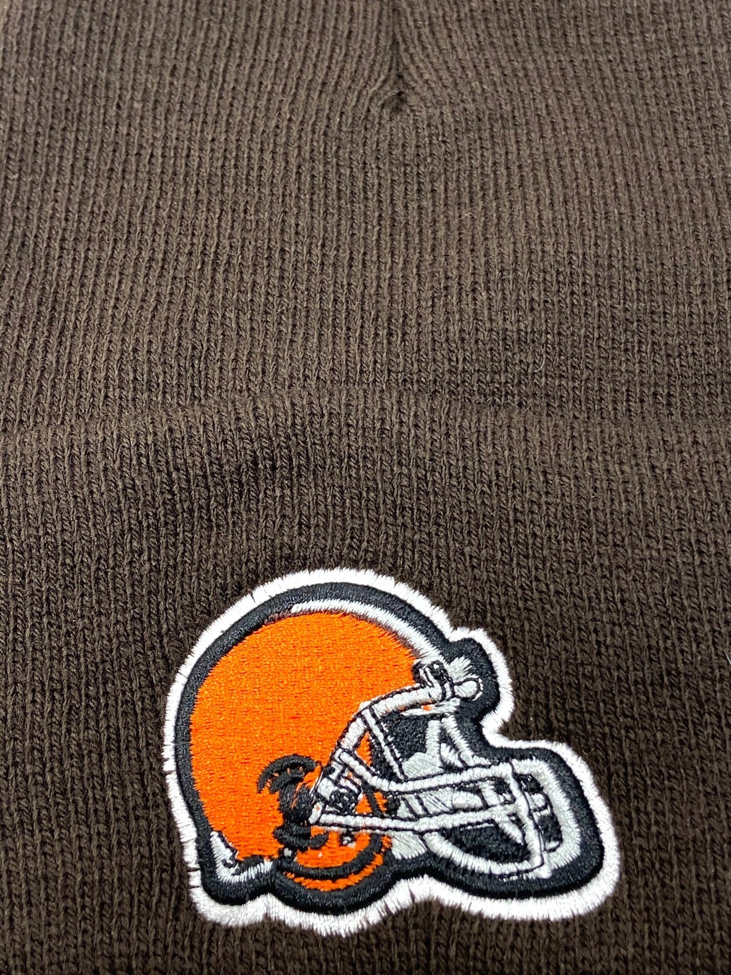 Cleveland Browns Vintage NFL Brown Cuffed Knit Logo NOS Hat